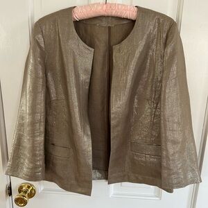 Women’s gold designer jacket